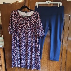 Agnes & Dora Floral Dress/tunic FINAL PRICE